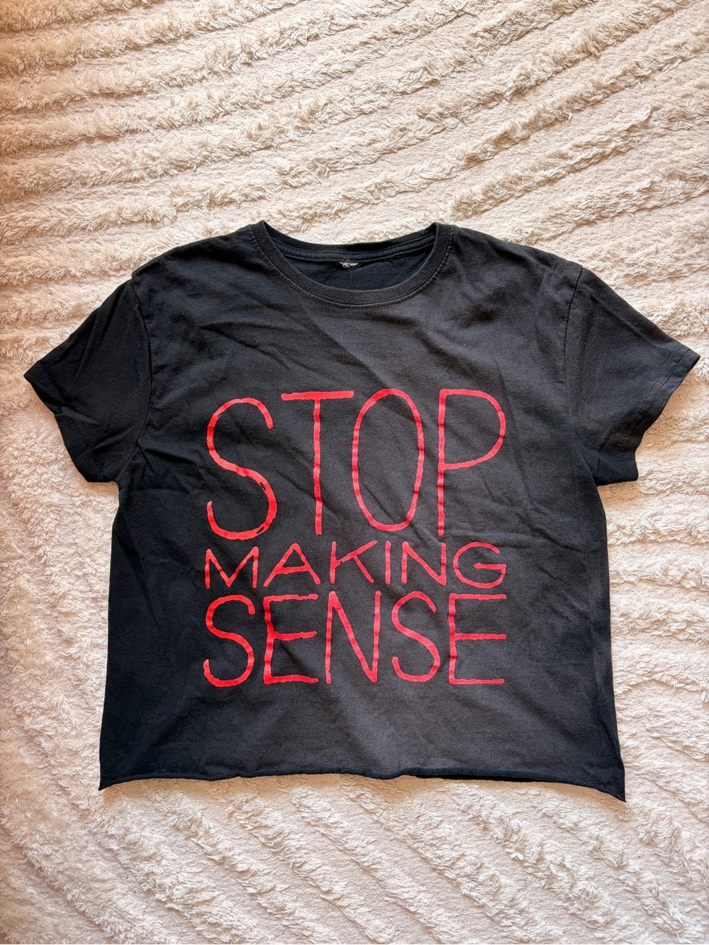 Crop tee vintage Talking Heads STOP MAKING SENSE